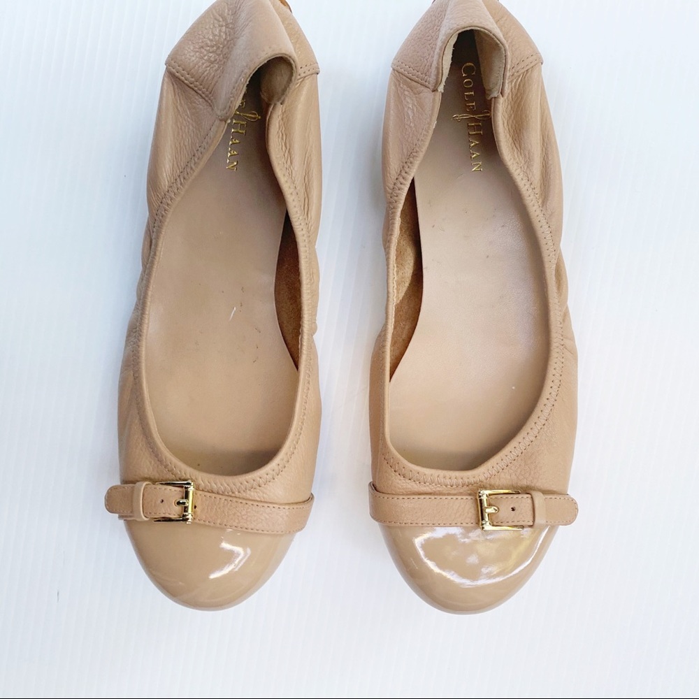 Cole Haan- Air Reesa Buckle Ballerina Flats - 8B